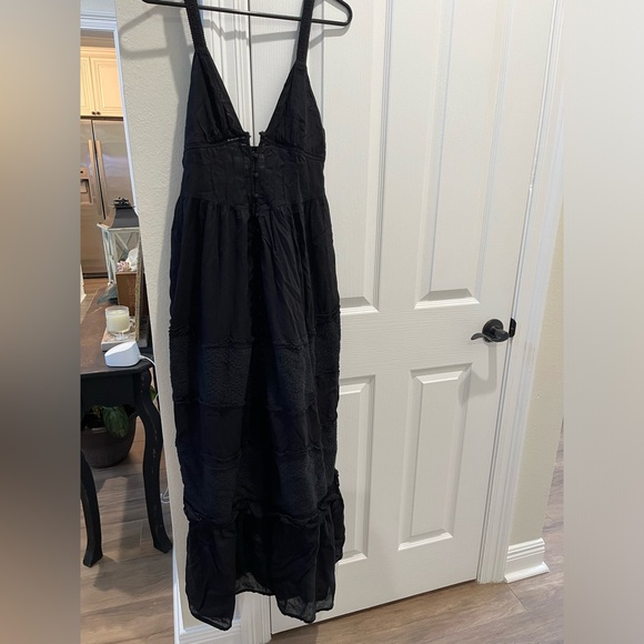 Free People Intimately Isabella Button Front Tiered Lace Maxi Slip Dress XS - Picture 4 of 13